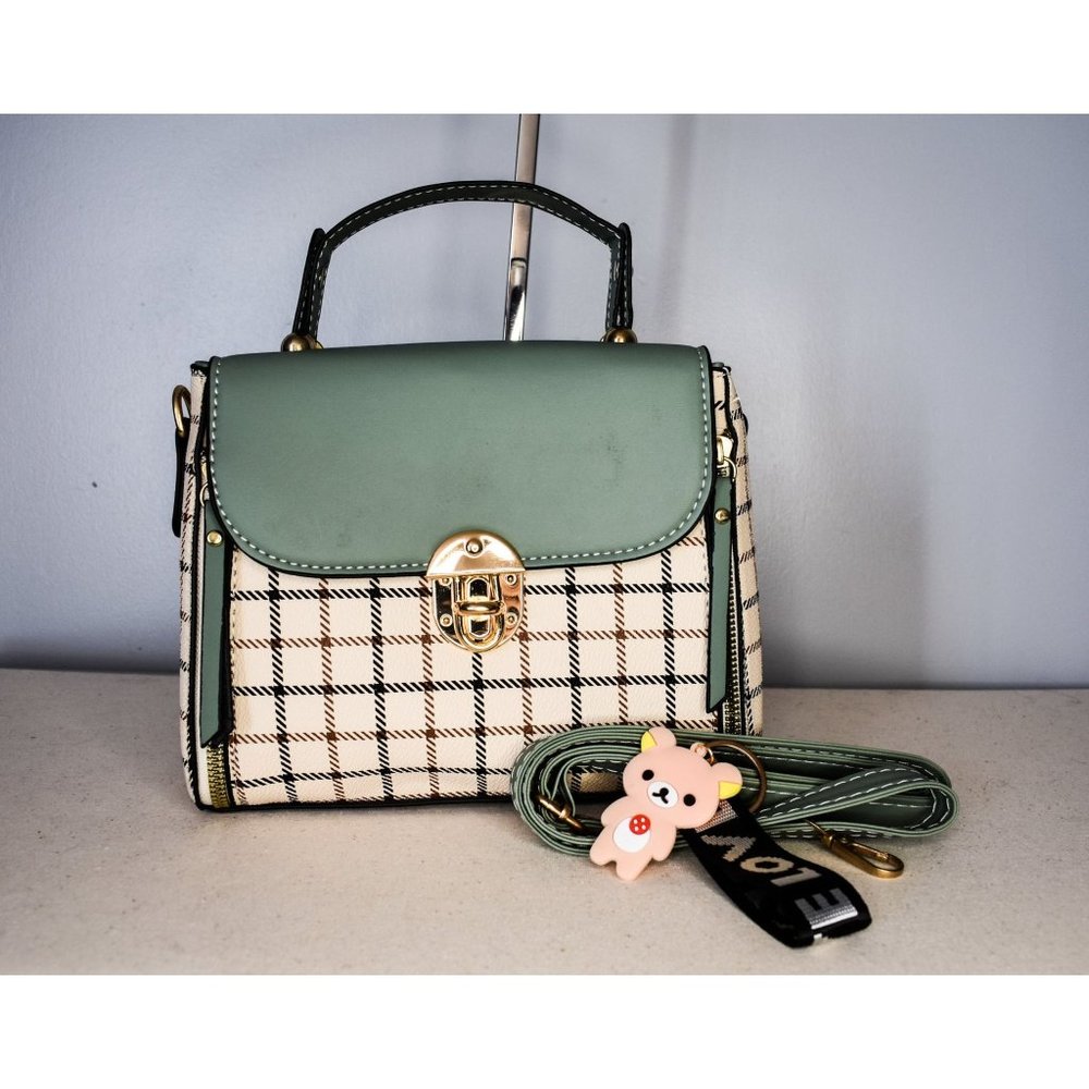 Plaid Small Top-Handle bag